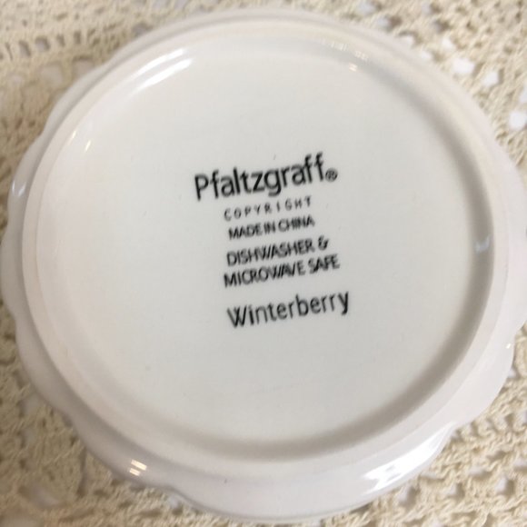 PFALTZGRAFF Winterberry Dip Mix Bowl + Knife Spreader Set - Picture 14 of 14